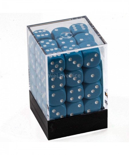 Dice 12mm Opaque Light Blue and White Plastic Polyhedral Dice Set-Dungeons and Dragons Dice Includes 36 Dice – D6 (CHX25816) ...