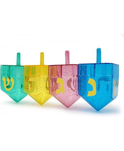 Hanukkah Fillable Dreidel Assorted Colors Can Be Filled with Hanukkah Gelt Or Hanukkah Chocolate (12-Pack) $39.32 - Spinning ...