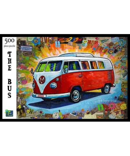 The Bus 500 Piece Jigsaw Puzzle $33.95 - Jigsaw Puzzles