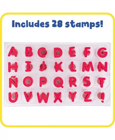 Giant Stampers - Alphabet - Uppercase - Set of 28 - Easy to Hold Foam Stamps for Kids - Arts and Crafts Stamps for Displays P...