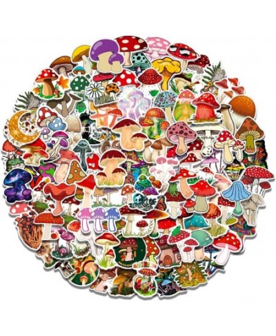 100 PCS Mushroom Stickers for Water Bottles Cute Vinyl Waterproof Laptop Skateboard Stickers Aesthetic Computer Hydroflask Ph...