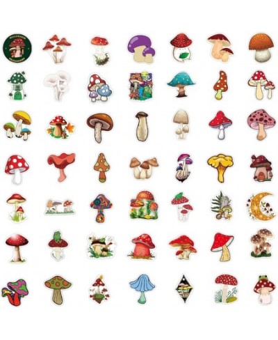 100 PCS Mushroom Stickers for Water Bottles Cute Vinyl Waterproof Laptop Skateboard Stickers Aesthetic Computer Hydroflask Ph...