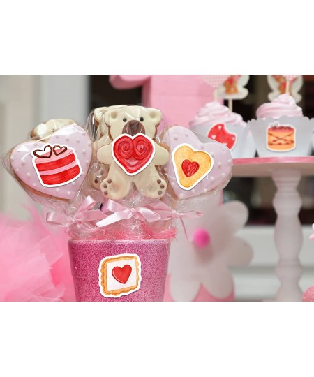 Valentines Stickers for Kids 207PCS Candy Cake Love Heart Stickers for Kids Valentines Day Party Decorations School Classroom...