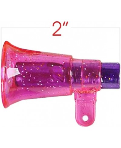 Mini Glitter Megaphone Whistles Set of 12 High-Quality Plastic Material Fun Party Noisemaker Toys Cute Birthday Party Favors ...