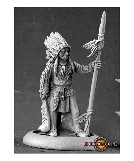 Miniatures Native American Chieftain 50113 Chronoscope RPG Mini Figure $18.15 - Miniature Novelty Toys