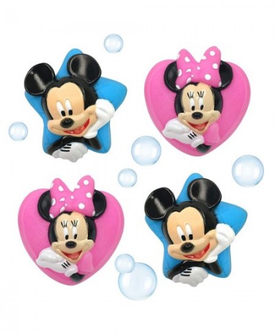 Disney Mickey and Minnie Squirt Toy Set for Childrens' Bath Time Fun Blue/Pink 4 Piece $16.10 - Bathtub Toys