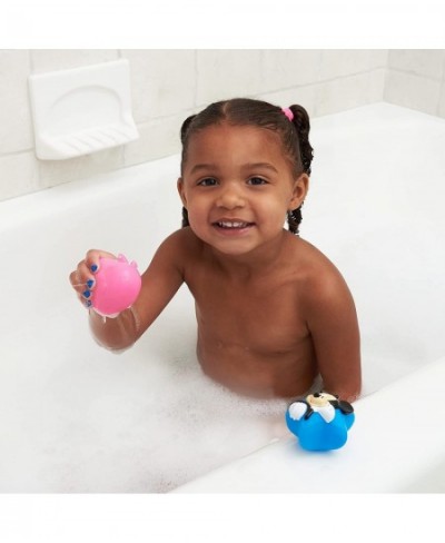 Disney Mickey and Minnie Squirt Toy Set for Childrens' Bath Time Fun Blue/Pink 4 Piece $16.10 - Bathtub Toys