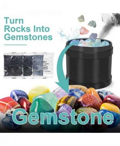 Rock Tumbler Kit for Kids and Adults Rock Polisher Stone Tumbler Rock Kit Making Gemstones Necklaces STEM Toy for 3+ Year Old...