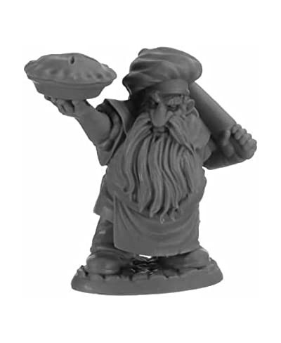 Dark Heaven Legends Tub Dwarf Baker Miniature Figure 25mm Heroic Scale Bones USA Miniatures $16.10 - Miniature Novelty Toys