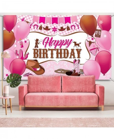 Western Cowgirl Birthday Party Decorations Wild West Cowgirl Theme Birthday Party Supplies Cowgirl Birthday Party Banner Back...