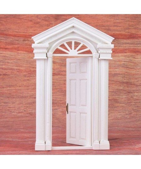 Mini Dollhouse Door Dollhouse Accessory Children Gifts 1:12 Dollhouse Door for Dollhouse Decoration Kitchen Bedroom for Front...