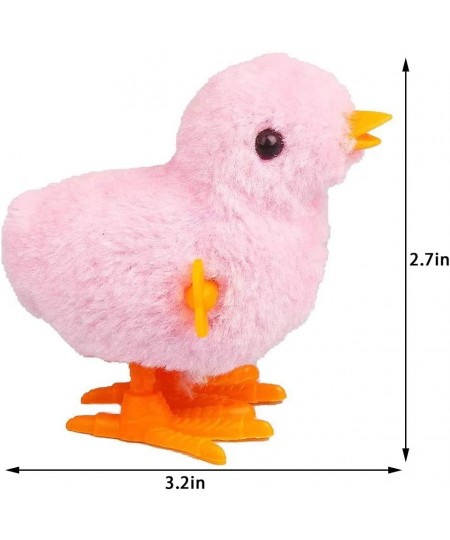 Bunny and Jumping Chick Wind Up Toys Novelty Chicken Hopping Windup Toy for Kids Toddlers Adult Easter Egg Hunt Basket Stocki...