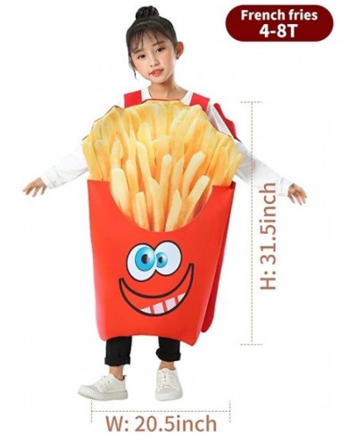 Halloween Costume Children Hamburg Costume French Fries Costume (French fries Costume4-8T) Red Medium $34.03 - Kids' Costumes