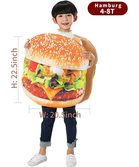 Halloween Costume Children Hamburg Costume French Fries Costume (French fries Costume4-8T) Red Medium $34.03 - Kids' Costumes