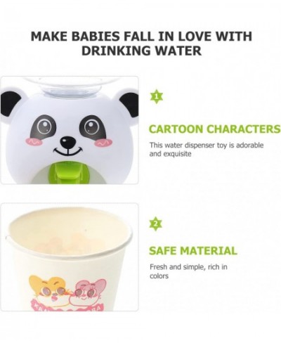 Mini Water Dispenser for Kids- Toy Drink Machine Kawaii Water Dispenser Dollhouse Play Set Animal Panda Drinking Fountain Min...