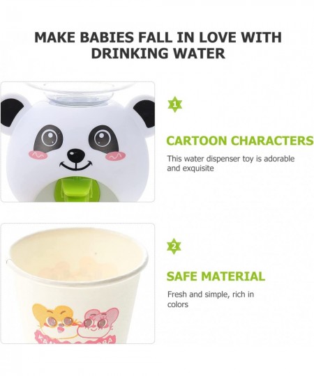 Mini Water Dispenser for Kids- Toy Drink Machine Kawaii Water Dispenser Dollhouse Play Set Animal Panda Drinking Fountain Min...