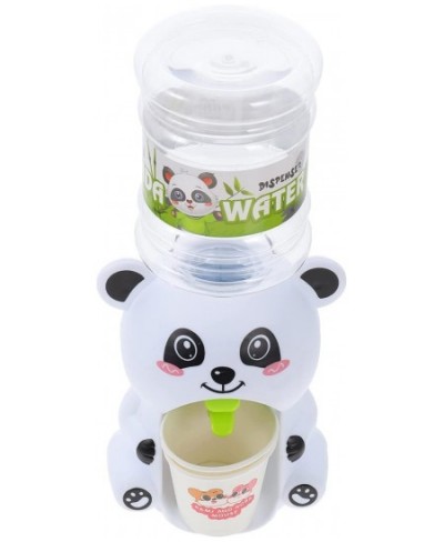 Mini Water Dispenser for Kids- Toy Drink Machine Kawaii Water Dispenser Dollhouse Play Set Animal Panda Drinking Fountain Min...