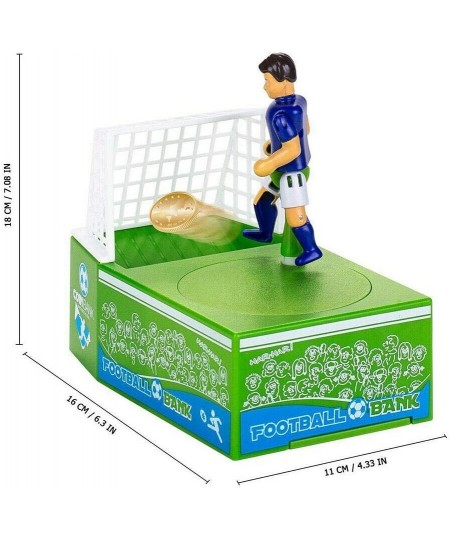 Forart Sports Piggy Bank Cute Soccer Shooting Piggy Bank Football Bank Toy Coin Bank Decorative Saving Bank Money Bank Figuri...