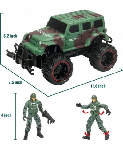 JOYIN Military Remote Control Vehicle Set with Army Action Figure Off-Road RC Army Car Toys Gifts for Kids Boys Girls $33.98 ...