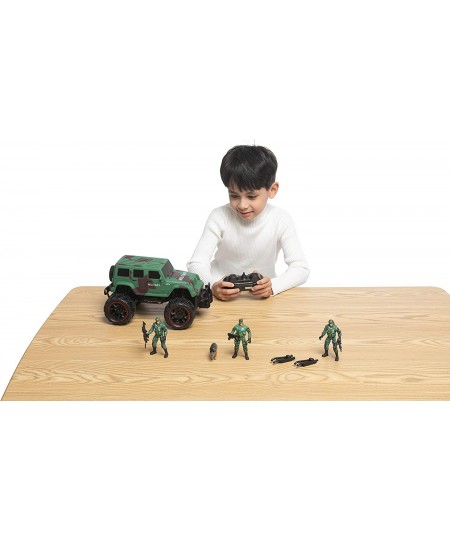 JOYIN Military Remote Control Vehicle Set with Army Action Figure Off-Road RC Army Car Toys Gifts for Kids Boys Girls $33.98 ...