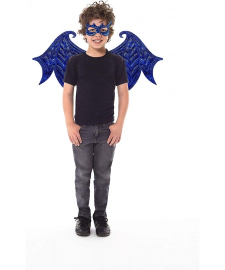 Reversible Dragon Mask and Wing Sets for Boys & Girls (Ages 3-8) (Blue) $35.28 - Kids' Costumes