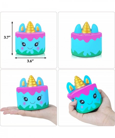 Unicorn Squishies Toys Set 5 Pack Squishy Toys for Kids Jumbo Unicorn Cake Horse Donut Moon Ice Cream Squeeze Stress Relief T...