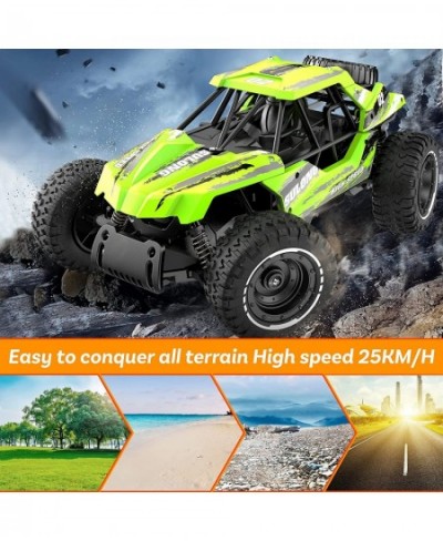 RC Trucks High-Speed Remote Control Car 1:14 Scale 2.4GHz All-Terrain Off-Road Monster Truck Electric Toy with 2 Rechargeable...