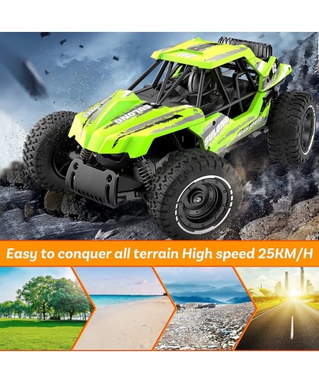 RC Trucks High-Speed Remote Control Car 1:14 Scale 2.4GHz All-Terrain Off-Road Monster Truck Electric Toy with 2 Rechargeable...