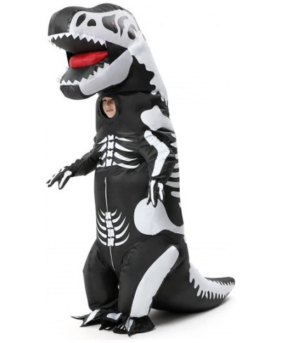 Skeleton Inflatable Dinosaur Costume For Kids Blow Up Costumes For Kids Halloween Cosplay Parties $65.79 - Kids' Costumes