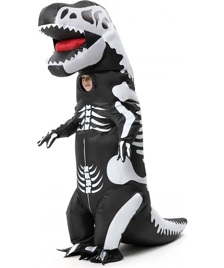 Skeleton Inflatable Dinosaur Costume For Kids Blow Up Costumes For Kids Halloween Cosplay Parties $65.79 - Kids' Costumes