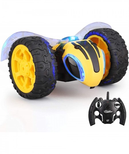 RC Stunt Car Remote Control Car for Kids 1/14 2.4Ghz Rechargeable Off Road Bumble Tumble Bee Truck Rock Crawler Vehicle Toy w...