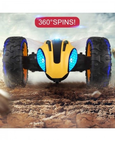 RC Stunt Car Remote Control Car for Kids 1/14 2.4Ghz Rechargeable Off Road Bumble Tumble Bee Truck Rock Crawler Vehicle Toy w...