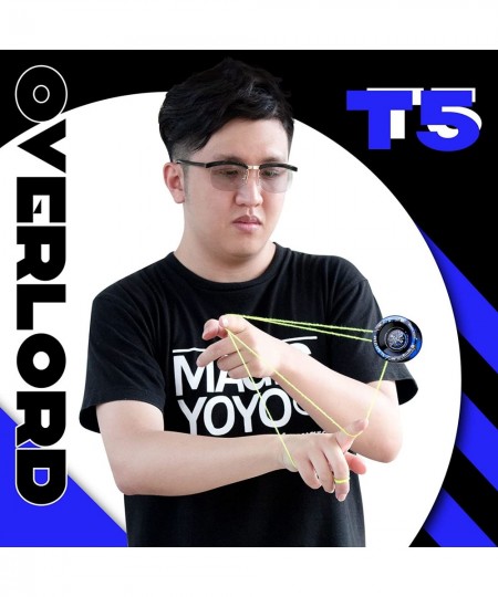 T5 Overlord Unresponsive Yoyo Professional Yoyo for Adults Pro Alloy Aluminum Yoyo for Kids Metal Yoyo for Beginners Yoyo Tri...