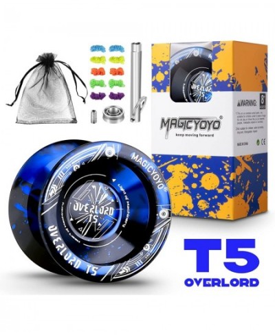 T5 Overlord Unresponsive Yoyo Professional Yoyo for Adults Pro Alloy Aluminum Yoyo for Kids Metal Yoyo for Beginners Yoyo Tri...