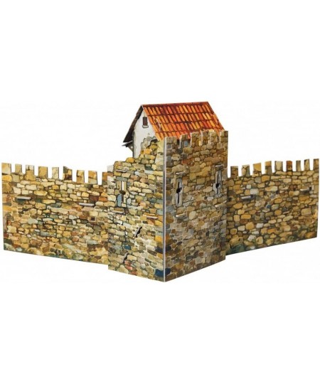 Innovative 3D Puzzle - Town Square Actors - Medieval Town - 13½“ x 7½“ x 6½“ 27 pcs - Clever Paper (376) $56.95 - 3-D Puzzles