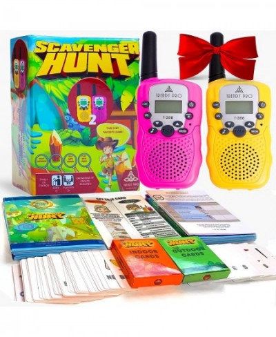 Scavenger Hunt Game for Kids - Walkie Talkies Outdoor Activities for Kids Camping Games for Families Outdoor Spy Kit for Kids...