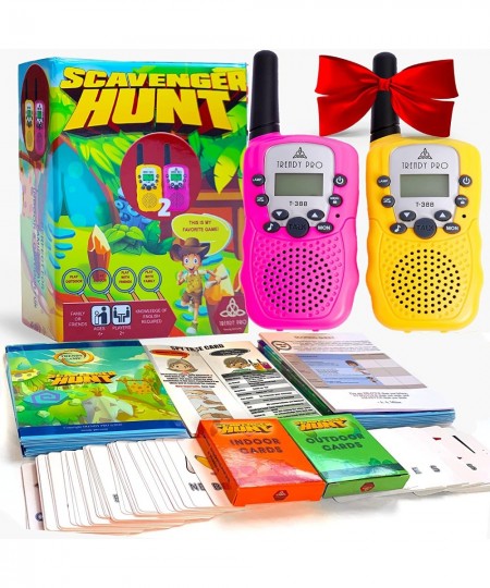 Scavenger Hunt Game for Kids - Walkie Talkies Outdoor Activities for Kids Camping Games for Families Outdoor Spy Kit for Kids...