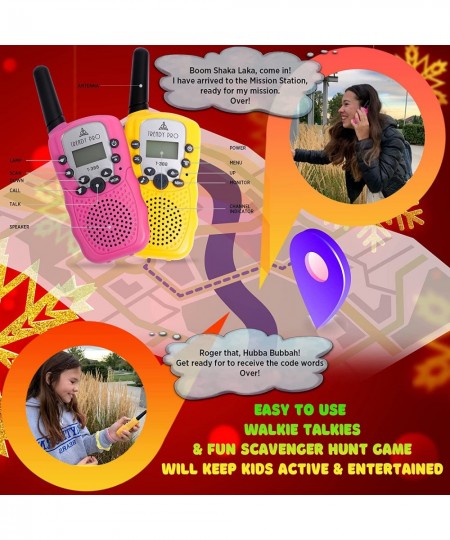 Scavenger Hunt Game for Kids - Walkie Talkies Outdoor Activities for Kids Camping Games for Families Outdoor Spy Kit for Kids...