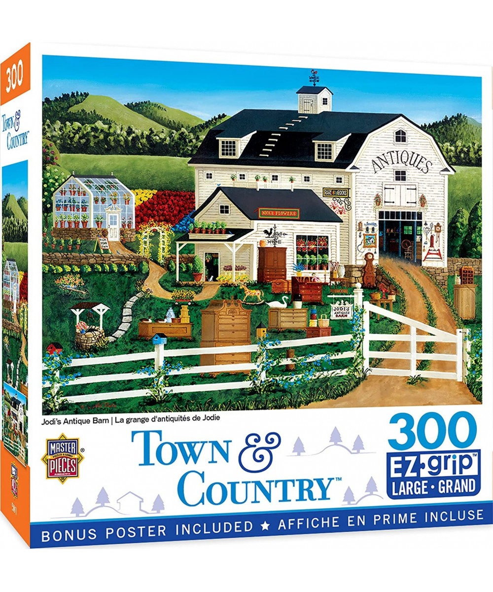 MasterPieces 300 Piece EZ Grip Jigsaw Puzzle - Jodi’s Antique Barn - 18"x24 $26.04 - Jigsaw Puzzles