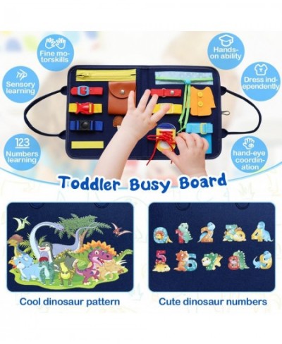 Montessori Busy Board Toys: Toddler Sensory Toys Gifts for 1 2 3 4 Year Old Boys Girls Toddler Activity Board Preschool Educa...