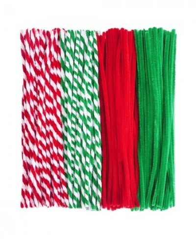 400 Pieces Christmas Pipe Cleaners Chenille Stems for DIY Art Crafts Decorations Supplies Red Green White $30.14 - Kids' Draw...