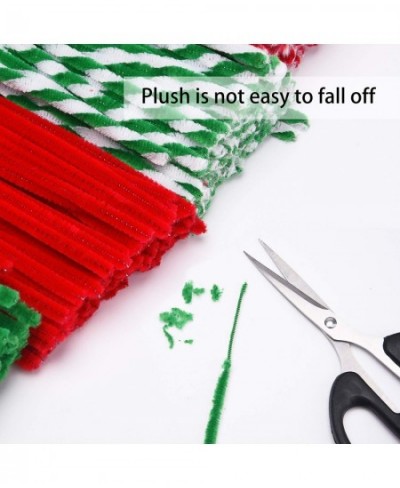 400 Pieces Christmas Pipe Cleaners Chenille Stems for DIY Art Crafts Decorations Supplies Red Green White $30.14 - Kids' Draw...