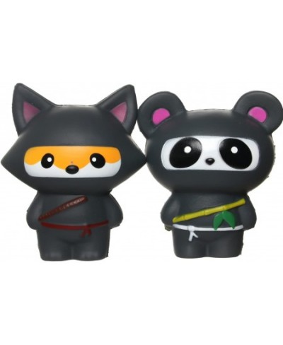 Kawaii Ninja Panda and Fun Ninja Fox Stress Relief Toy Slow Rising Scented Jumbo Squishy Squeeze Squishies and Gifts $19.79 -...