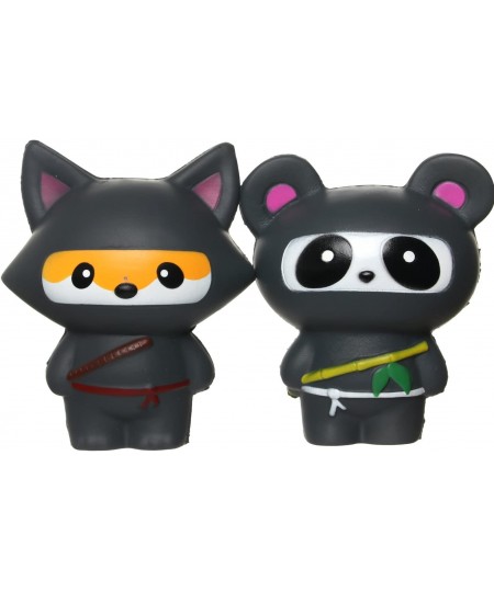 Kawaii Ninja Panda and Fun Ninja Fox Stress Relief Toy Slow Rising Scented Jumbo Squishy Squeeze Squishies and Gifts $19.79 -...