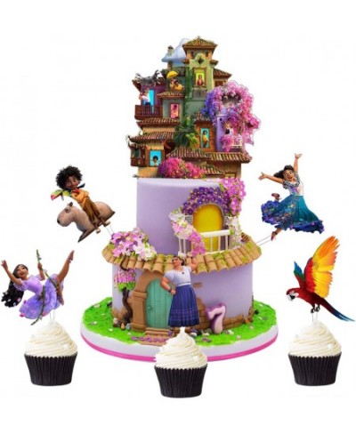 6pcs Acrylic Encanto magic movie Happy Birthday Cake Toppers encanto Cake Toppers encanto Kids Party Supplies $21.45 - Kids' ...