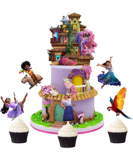 6pcs Acrylic Encanto magic movie Happy Birthday Cake Toppers encanto Cake Toppers encanto Kids Party Supplies $21.45 - Kids' ...