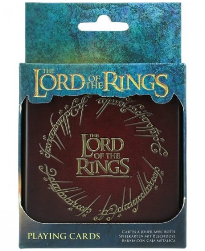 The Lord of The Rings Playing Cards Standard Deck with Embossed Tin $17.31 - Card Games