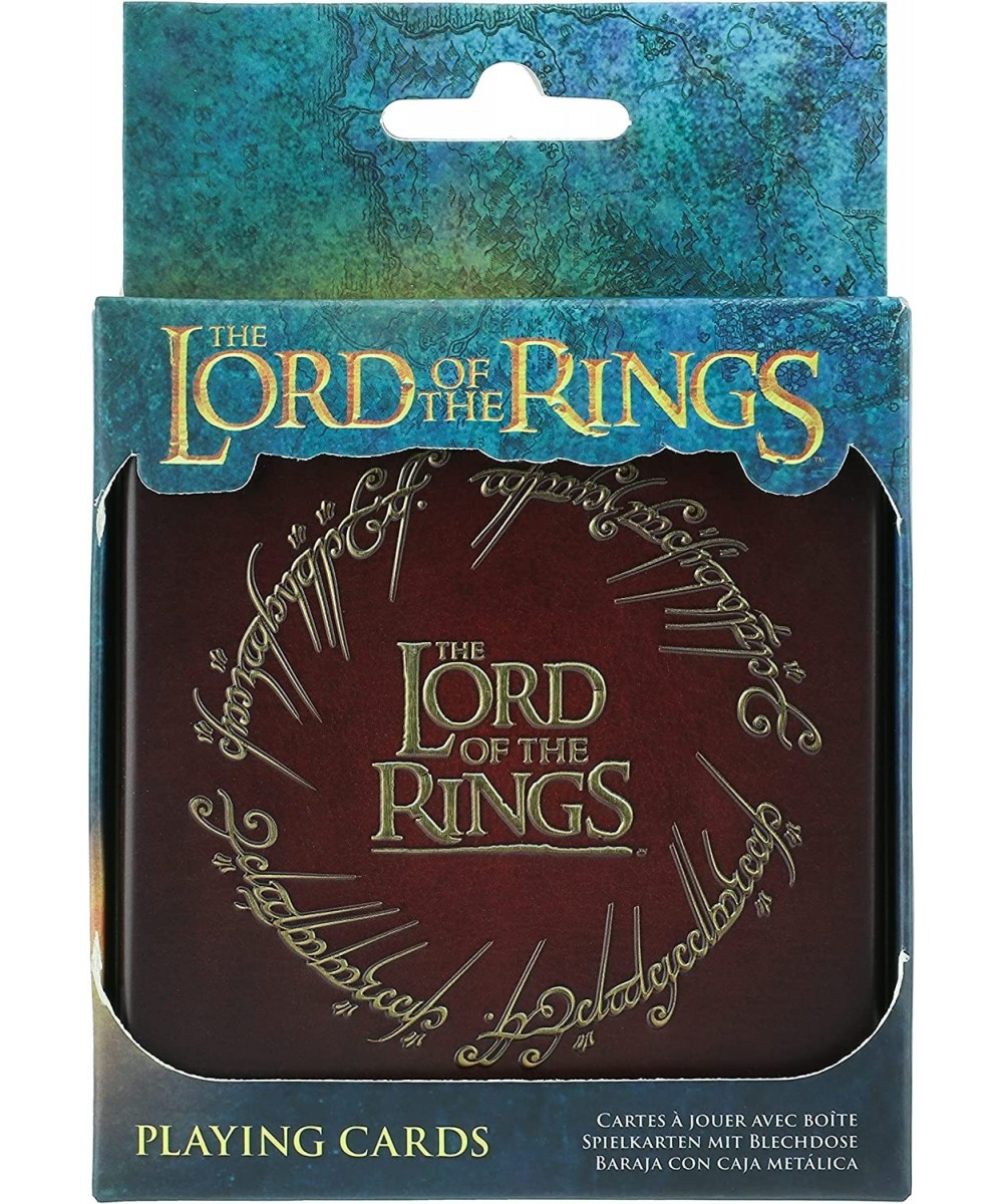 The Lord of The Rings Playing Cards Standard Deck with Embossed Tin $17.31 - Card Games