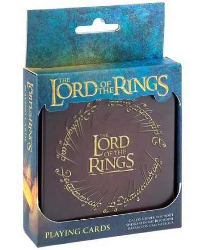 The Lord of The Rings Playing Cards Standard Deck with Embossed Tin $17.31 - Card Games