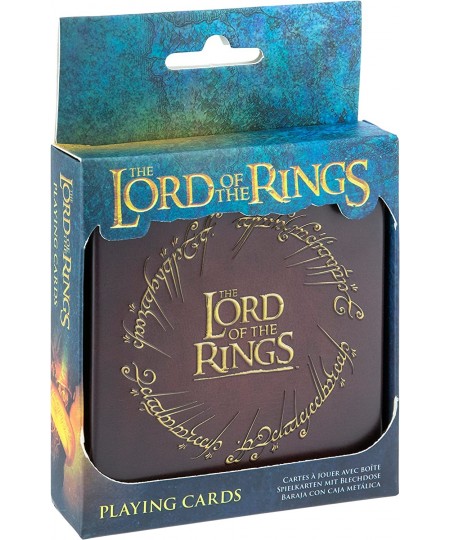 The Lord of The Rings Playing Cards Standard Deck with Embossed Tin $17.31 - Card Games